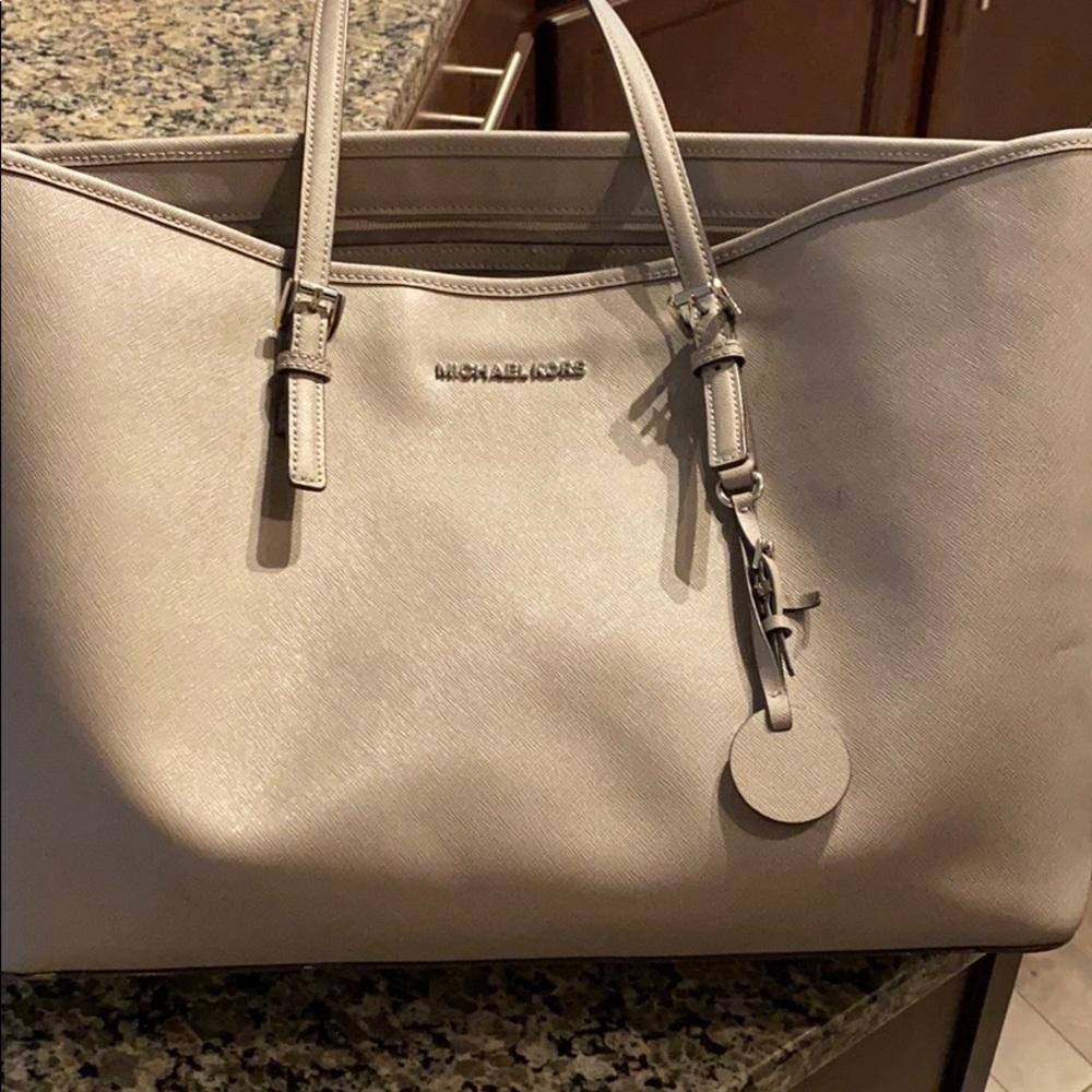 Michael Kors gray large purse